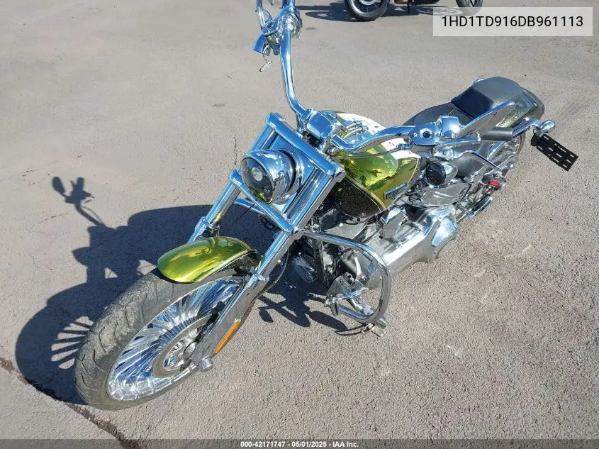 2013 Harley-Davidson Fxsbse Cvo Breakout VIN: 1HD1TD916DB961113 Lot: 42171747