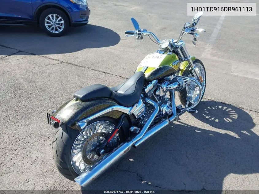 2013 Harley-Davidson Fxsbse Cvo Breakout VIN: 1HD1TD916DB961113 Lot: 42171747