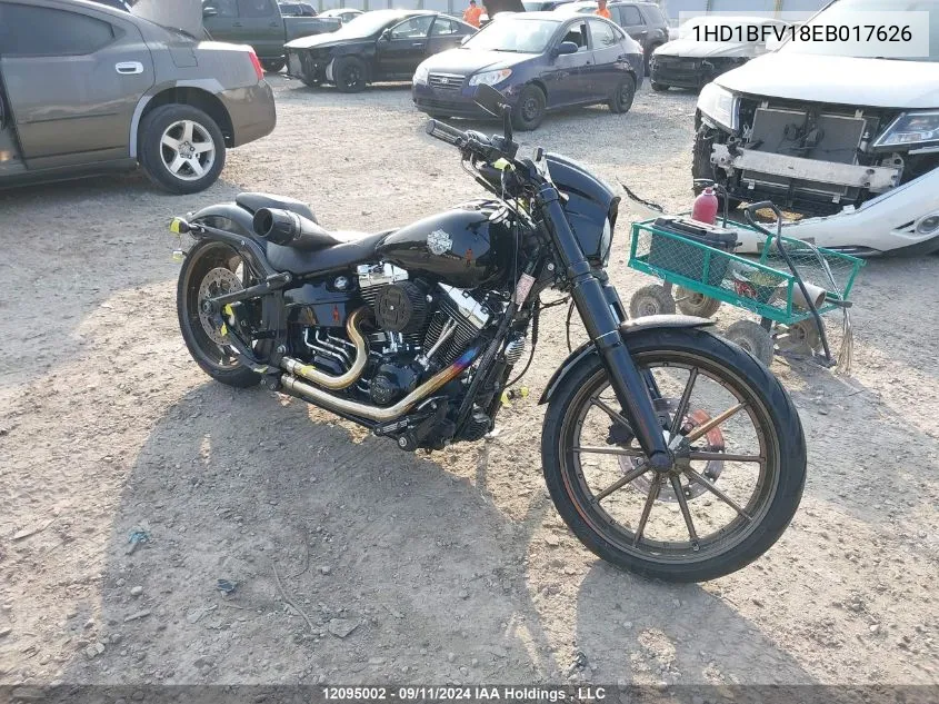2014 Harley-Davidson Fxsb Breakout VIN: 1HD1BFV18EB017626 Lot: 12095002