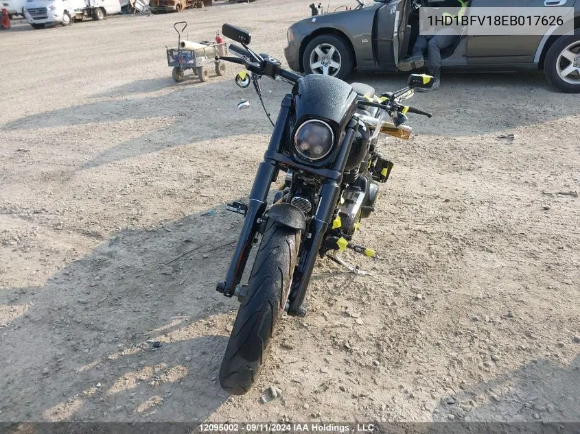 2014 Harley-Davidson Fxsb Breakout VIN: 1HD1BFV18EB017626 Lot: 12095002
