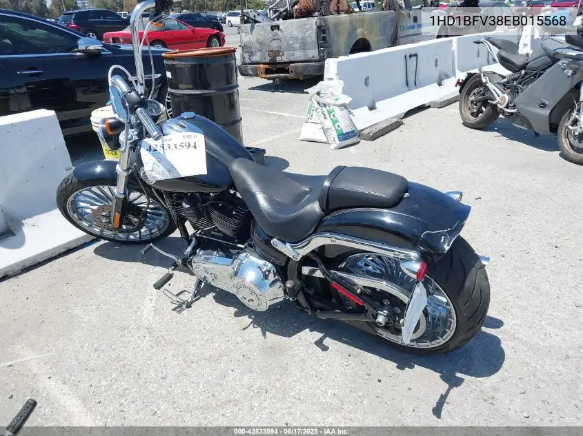 2014 Harley-Davidson Fxsb Breakout VIN: 1HD1BFV38EB015568 Lot: 42533594