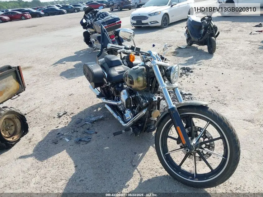 2016 Harley-Davidson Fxsb Breakout VIN: 1HD1BFV13GB020310 Lot: 42320407