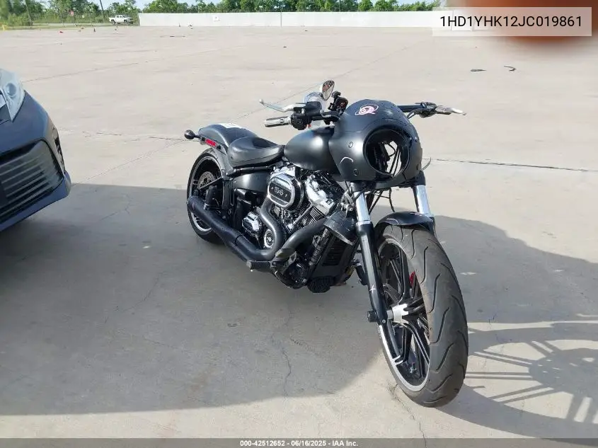 2018 Harley-Davidson Fxbrs Breakout 114 VIN: 1HD1YHK12JC019861 Lot: 42512652