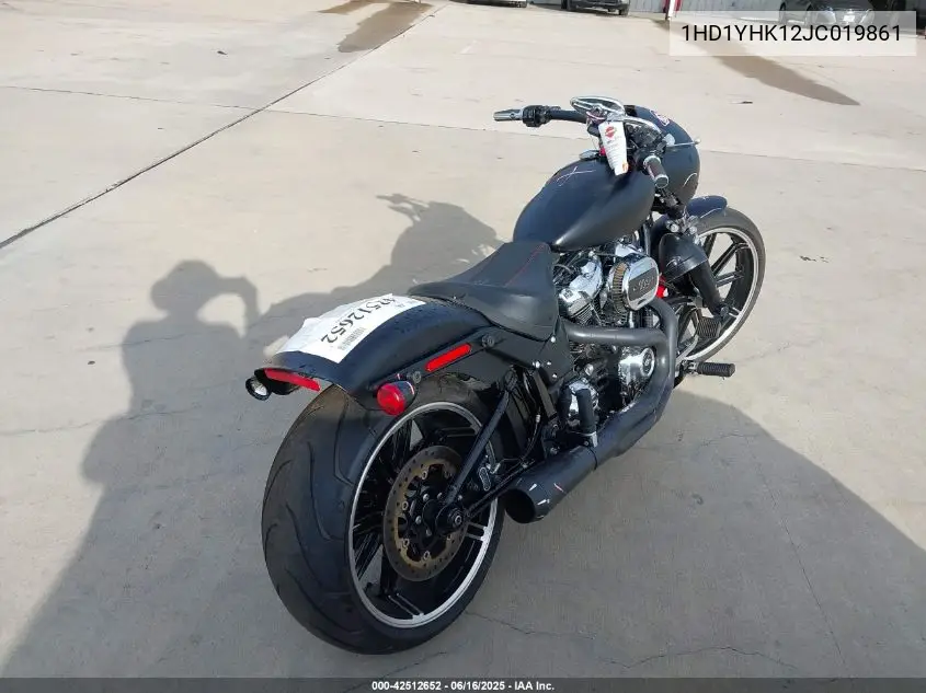 2018 Harley-Davidson Fxbrs Breakout 114 VIN: 1HD1YHK12JC019861 Lot: 42512652