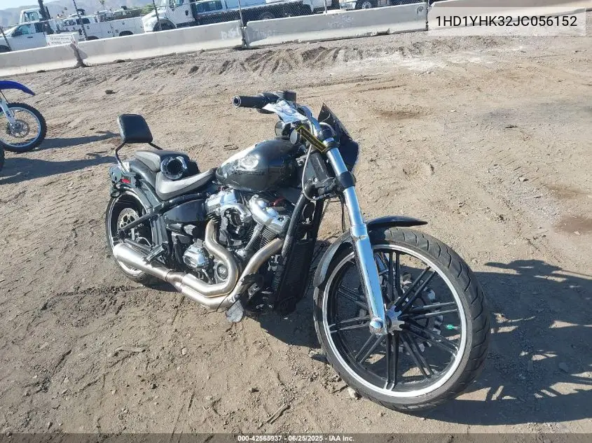 2018 Harley-Davidson Fxbrs Breakout 114 VIN: 1HD1YHK32JC056152 Lot: 42565937