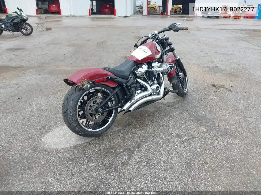 2020 Harley-Davidson Fxbrs VIN: 1HD1YHK17LB022277 Lot: 42417541