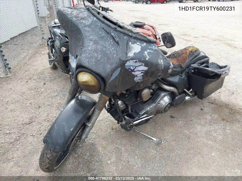 1996 Harley-Davidson Flhtcui VIN: 1HD1FCR19TY600231 Lot: 41786332