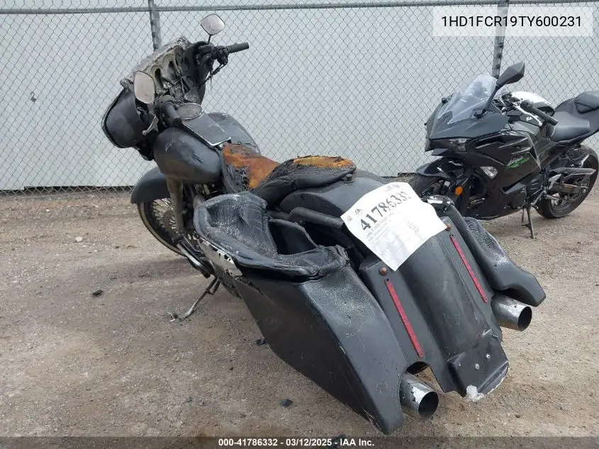 1996 Harley-Davidson Flhtcui VIN: 1HD1FCR19TY600231 Lot: 41786332