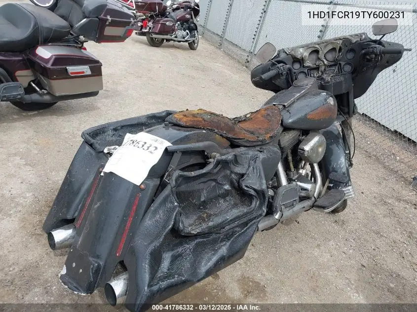 1996 Harley-Davidson Flhtcui VIN: 1HD1FCR19TY600231 Lot: 41786332