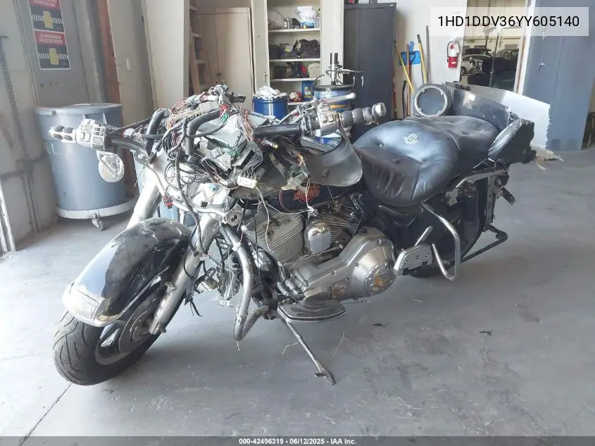 2000 Harley-Davidson Flht VIN: 1HD1DDV36YY605140 Lot: 42496319