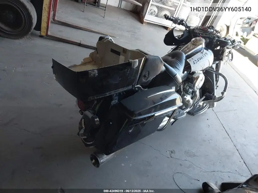 2000 Harley-Davidson Flht VIN: 1HD1DDV36YY605140 Lot: 42496319