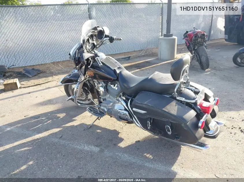 2001 Harley-Davidson Flht VIN: 1HD1DDV151Y651160 Lot: 42212037