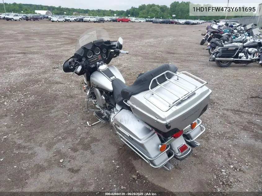 2003 Harley-Davidson Flhtci Anniversary VIN: 1HD1FFW473Y611695 Lot: 42584139