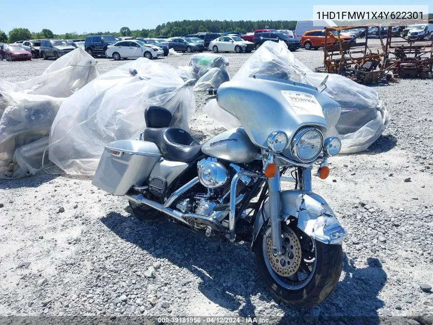 2004 Harley-Davidson Flhtpi VIN: 1HD1FMW1X4Y622301 Lot: 39181956