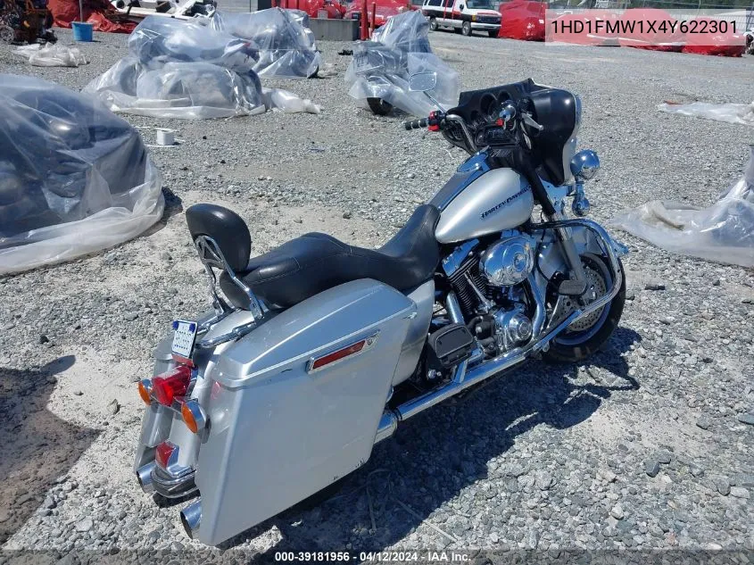 2004 Harley-Davidson Flhtpi VIN: 1HD1FMW1X4Y622301 Lot: 39181956