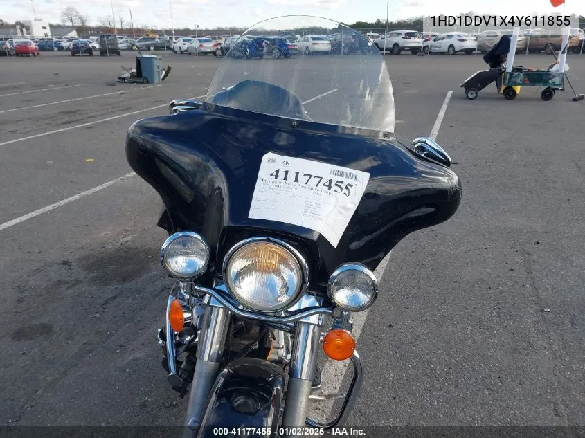 2004 Harley-Davidson Flht VIN: 1HD1DDV1X4Y611855 Lot: 41177455