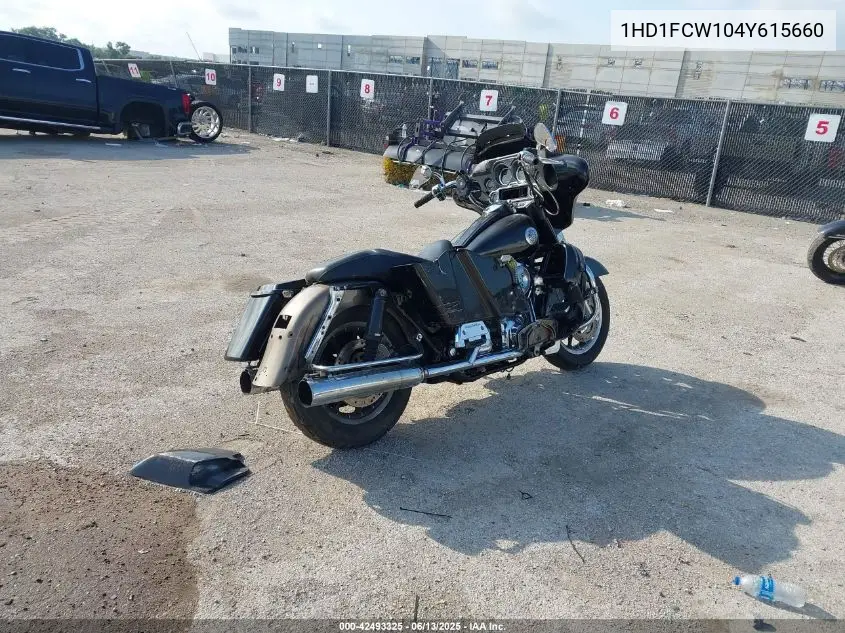 2004 Harley-Davidson Flhtcui VIN: 1HD1FCW104Y615660 Lot: 42493325