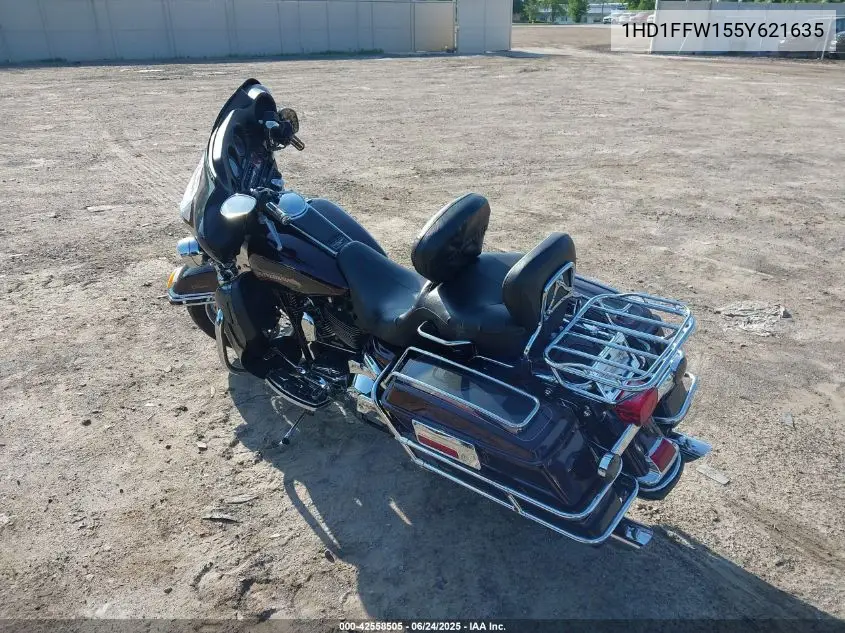 2005 Harley-Davidson Flhtci VIN: 1HD1FFW155Y621635 Lot: 42558505