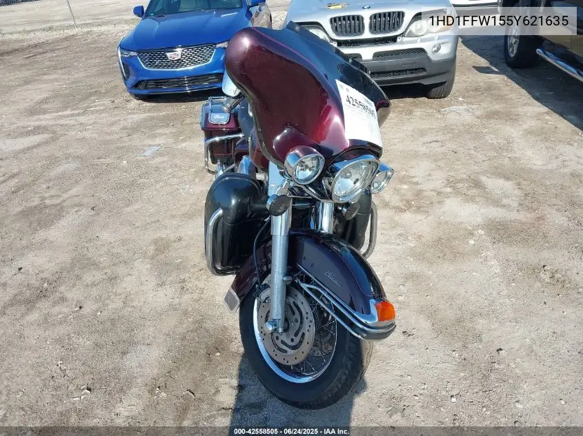 2005 Harley-Davidson Flhtci VIN: 1HD1FFW155Y621635 Lot: 42558505