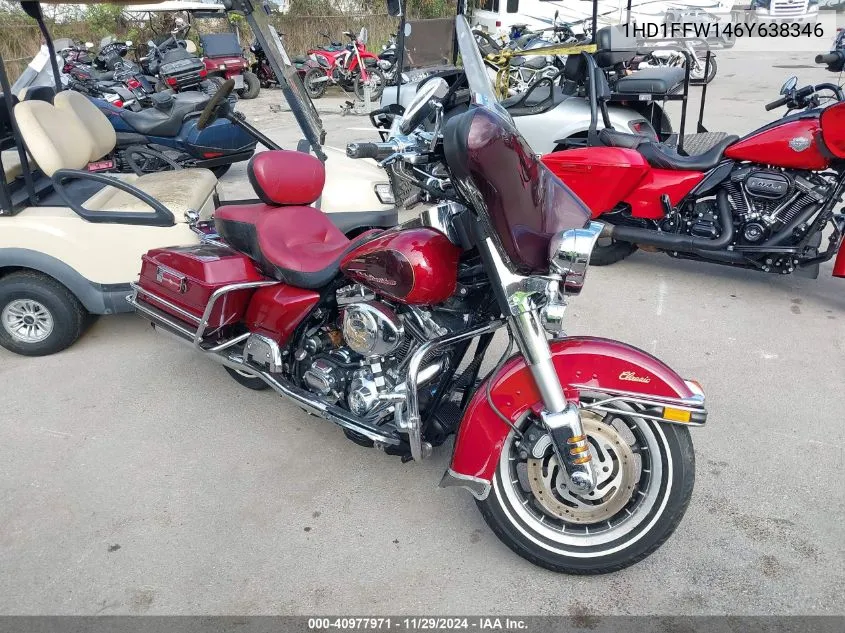 2006 Harley-Davidson Flhtci VIN: 1HD1FFW146Y638346 Lot: 40977971