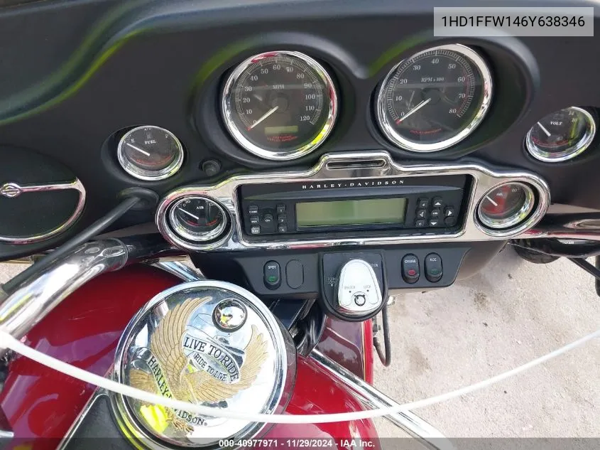 2006 Harley-Davidson Flhtci VIN: 1HD1FFW146Y638346 Lot: 40977971