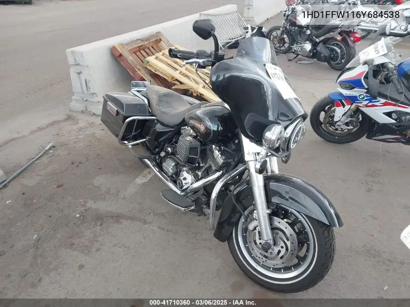 2006 Harley-Davidson Flhtci VIN: 1HD1FFW116Y684538 Lot: 41710360