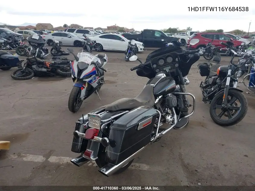 2006 Harley-Davidson Flhtci VIN: 1HD1FFW116Y684538 Lot: 41710360