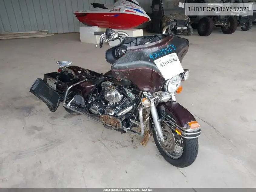 2006 Harley-Davidson Flhtcui VIN: 1HD1FCW186Y657321 Lot: 42618563