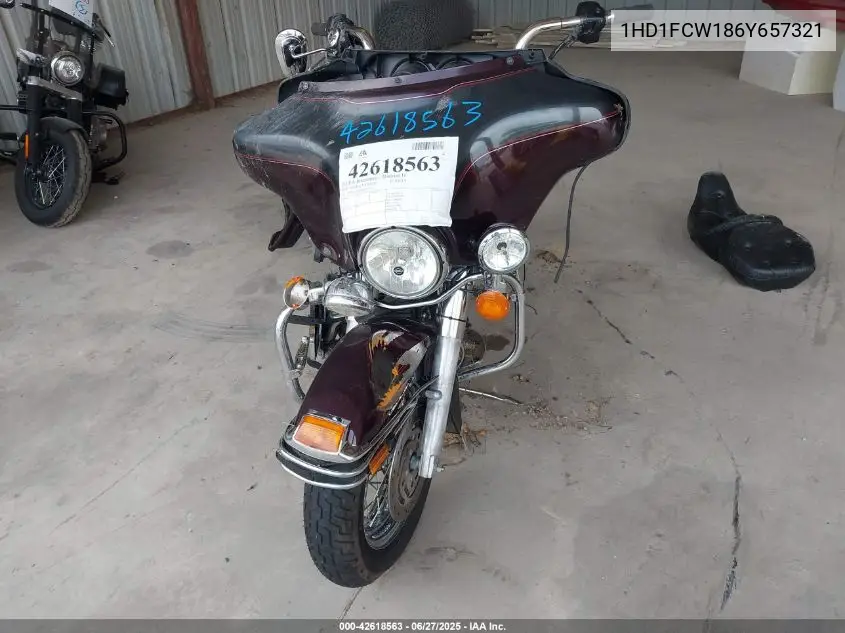 2006 Harley-Davidson Flhtcui VIN: 1HD1FCW186Y657321 Lot: 42618563