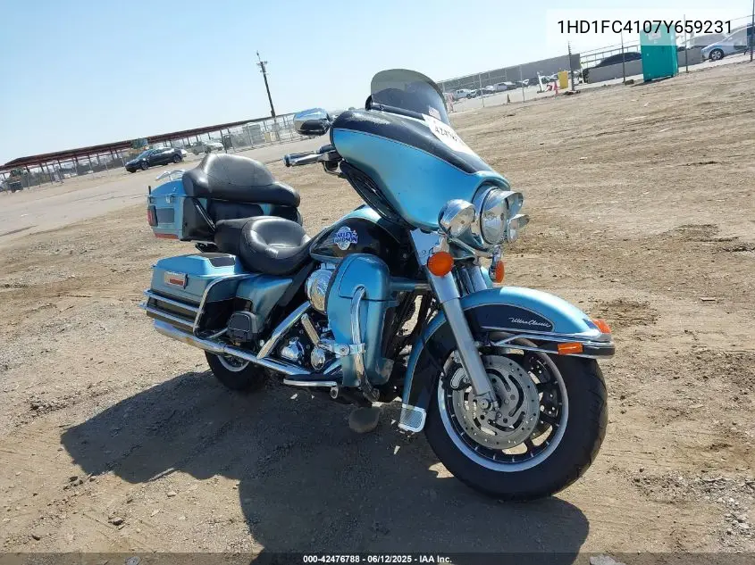 2007 Harley-Davidson Flhtcui VIN: 1HD1FC4107Y659231 Lot: 42476788