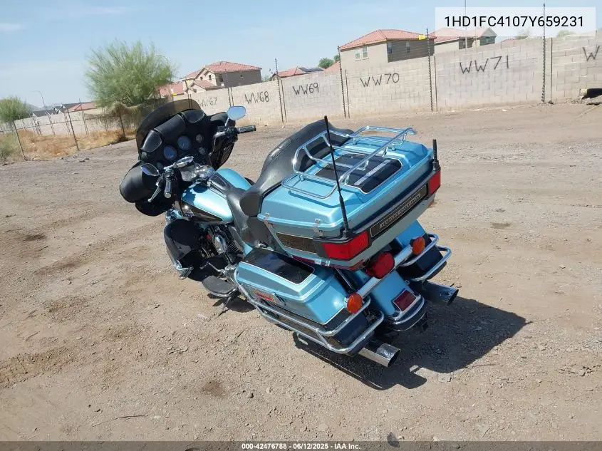 2007 Harley-Davidson Flhtcui VIN: 1HD1FC4107Y659231 Lot: 42476788