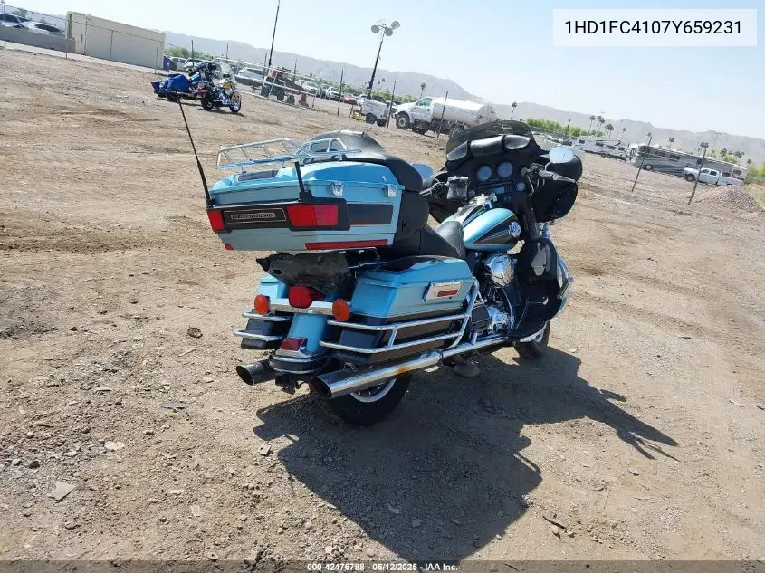 2007 Harley-Davidson Flhtcui VIN: 1HD1FC4107Y659231 Lot: 42476788