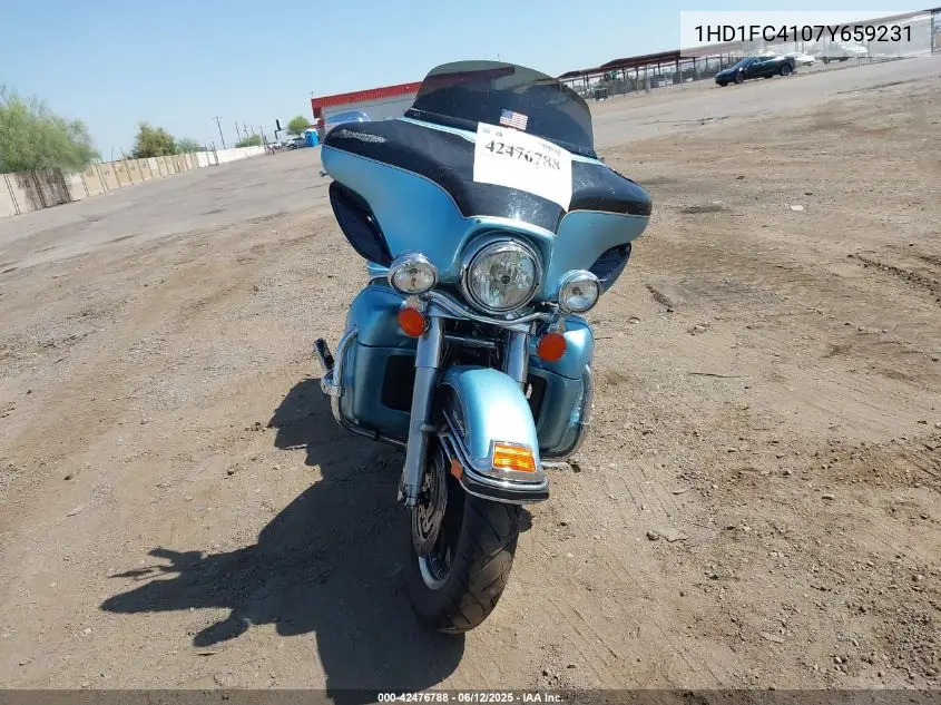 2007 Harley-Davidson Flhtcui VIN: 1HD1FC4107Y659231 Lot: 42476788