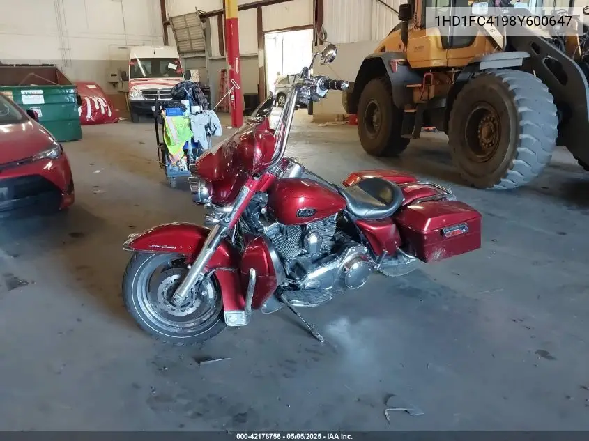 2008 Harley-Davidson Flhtcui VIN: 1HD1FC4198Y600647 Lot: 42178756
