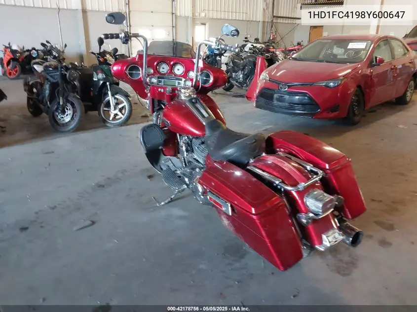 2008 Harley-Davidson Flhtcui VIN: 1HD1FC4198Y600647 Lot: 42178756