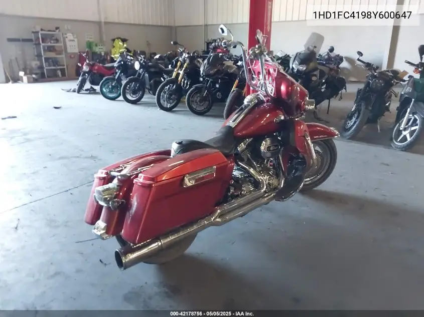 2008 Harley-Davidson Flhtcui VIN: 1HD1FC4198Y600647 Lot: 42178756