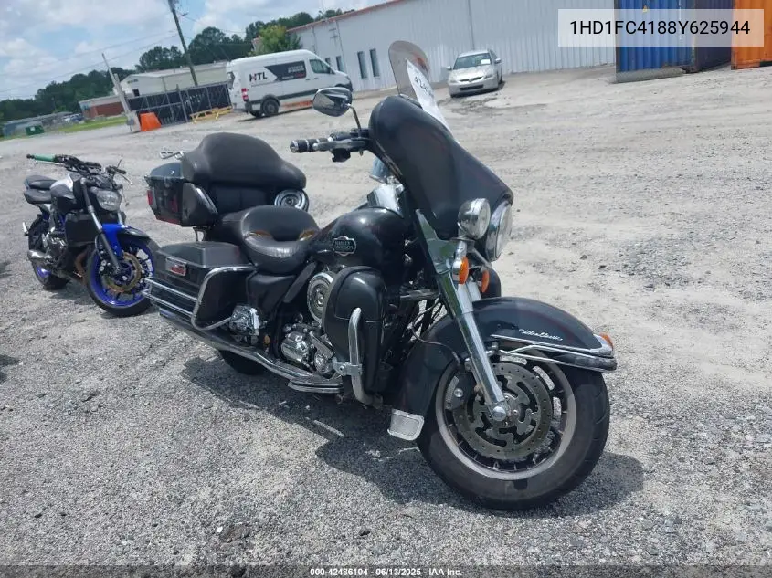 2008 Harley-Davidson Flhtcui VIN: 1HD1FC4188Y625944 Lot: 42486104