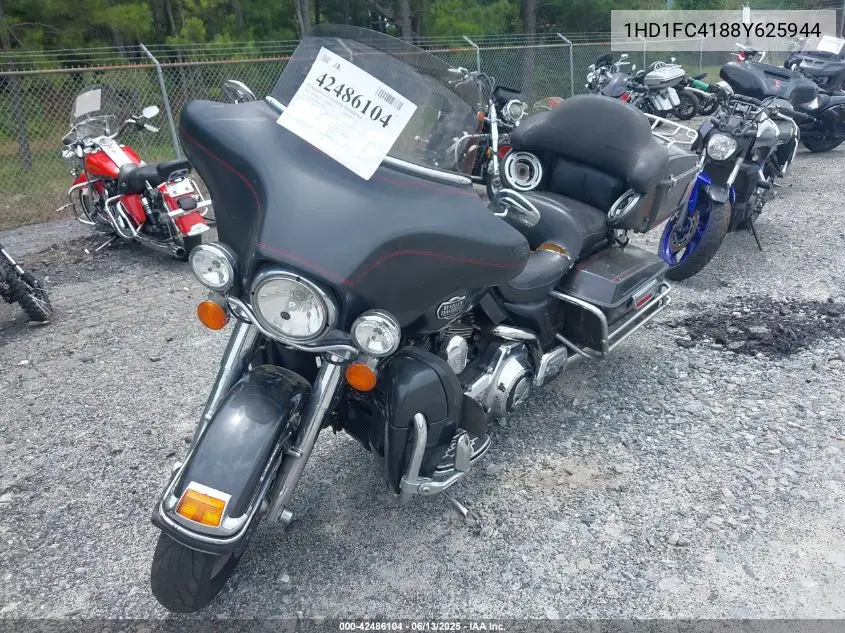 2008 Harley-Davidson Flhtcui VIN: 1HD1FC4188Y625944 Lot: 42486104