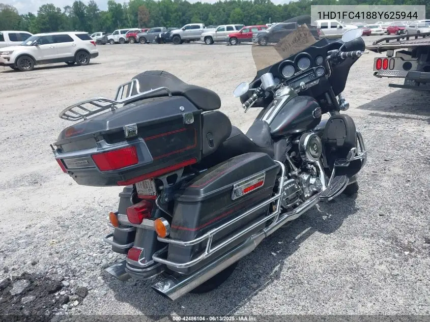 2008 Harley-Davidson Flhtcui VIN: 1HD1FC4188Y625944 Lot: 42486104