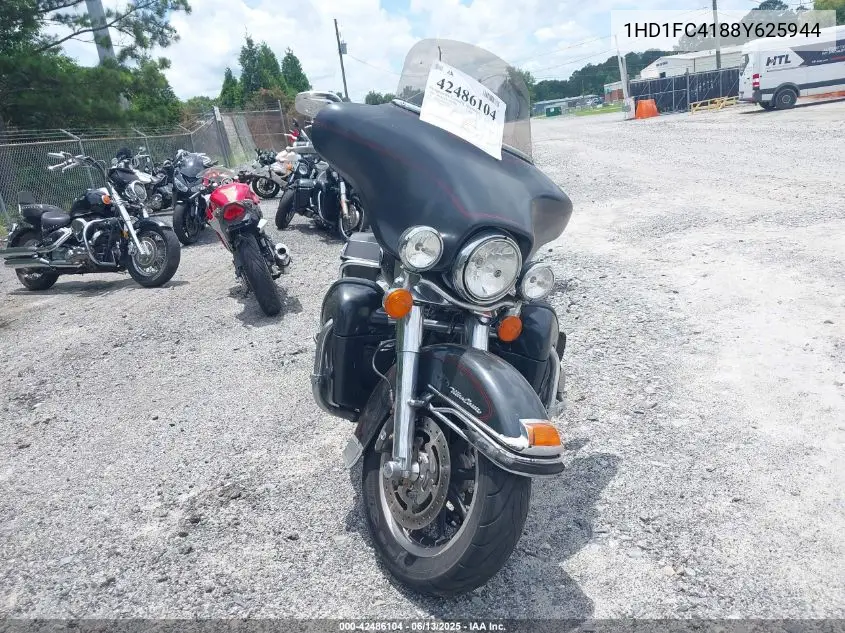 2008 Harley-Davidson Flhtcui VIN: 1HD1FC4188Y625944 Lot: 42486104