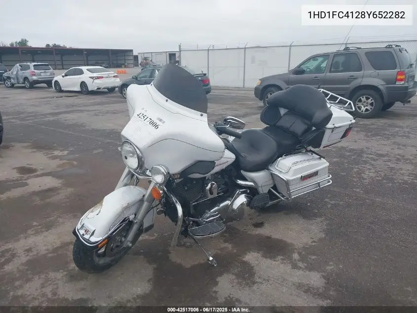 2008 Harley-Davidson Flhtcui VIN: 1HD1FC4128Y652282 Lot: 42517006