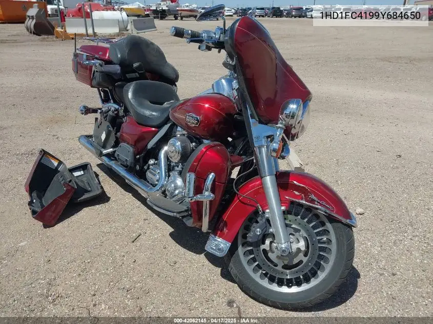 2009 Harley-Davidson Flhtcu VIN: 1HD1FC4199Y684650 Lot: 42062145