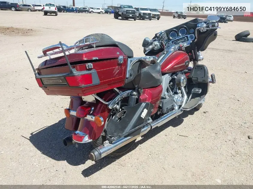 2009 Harley-Davidson Flhtcu VIN: 1HD1FC4199Y684650 Lot: 42062145