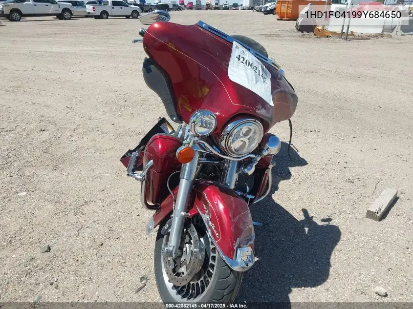2009 Harley-Davidson Flhtcu VIN: 1HD1FC4199Y684650 Lot: 42062145