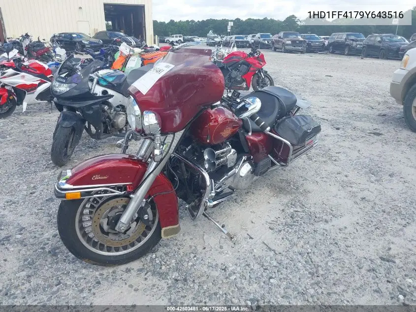 2009 Harley-Davidson Flhtc VIN: 1HD1FF4179Y643516 Lot: 42503481