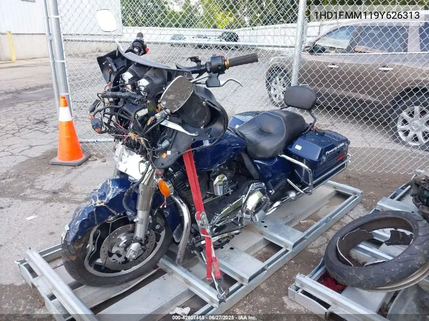 2009 Harley-Davidson Flhtp VIN: 1HD1FMM119Y626313 Lot: 42607465