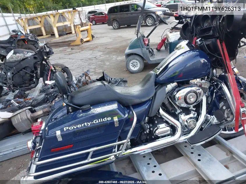 2009 Harley-Davidson Flhtp VIN: 1HD1FMM119Y626313 Lot: 42607465