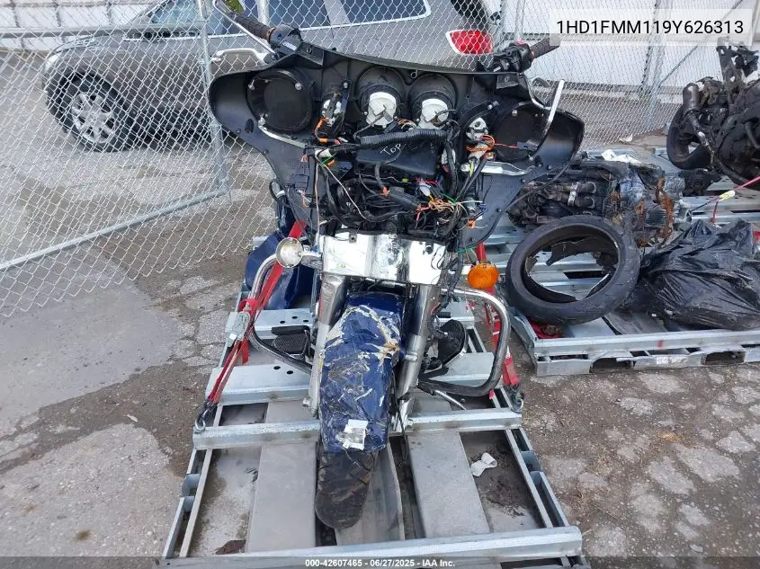 2009 Harley-Davidson Flhtp VIN: 1HD1FMM119Y626313 Lot: 42607465