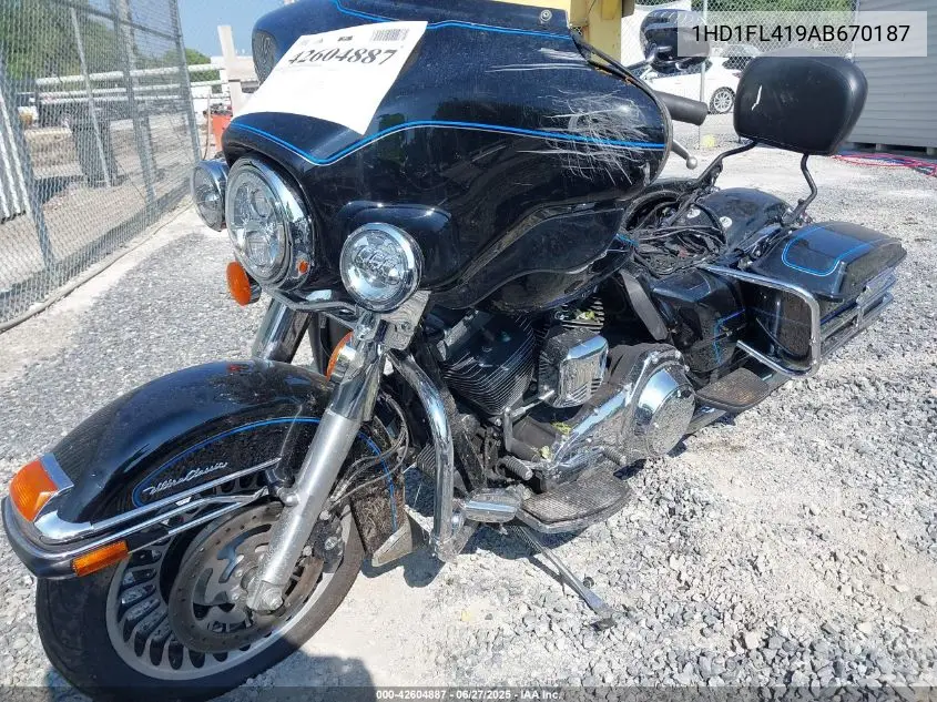 2010 Harley-Davidson Flhtcu Shrine VIN: 1HD1FL419AB670187 Lot: 42604887