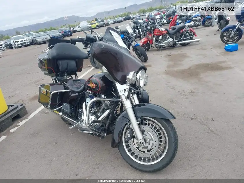 2011 Harley-Davidson Flhtc VIN: 1HD1FF41XBB651621 Lot: 42202183